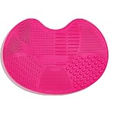 Sigma Beauty Sigma Spa Express Brush Cleaning Mat - Makeup Brush Cleaner | Silicone Cleaning Mat with 7 Textures and Suction Cups for Face &amp; Eye Brushes Compact 9.06 x 5.63 in. Design for Easy Storage