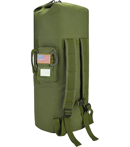Amazon.com | U.S. Military Surplus Zip Duffel Bag, Used Olive Drab