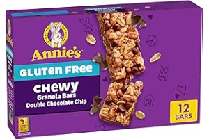 ANNIE'S HOMEGROWN Annie's Gluten Free Chewy Granola Bar, Double Chocolate Chip, 11.76 oz, 12 Bars