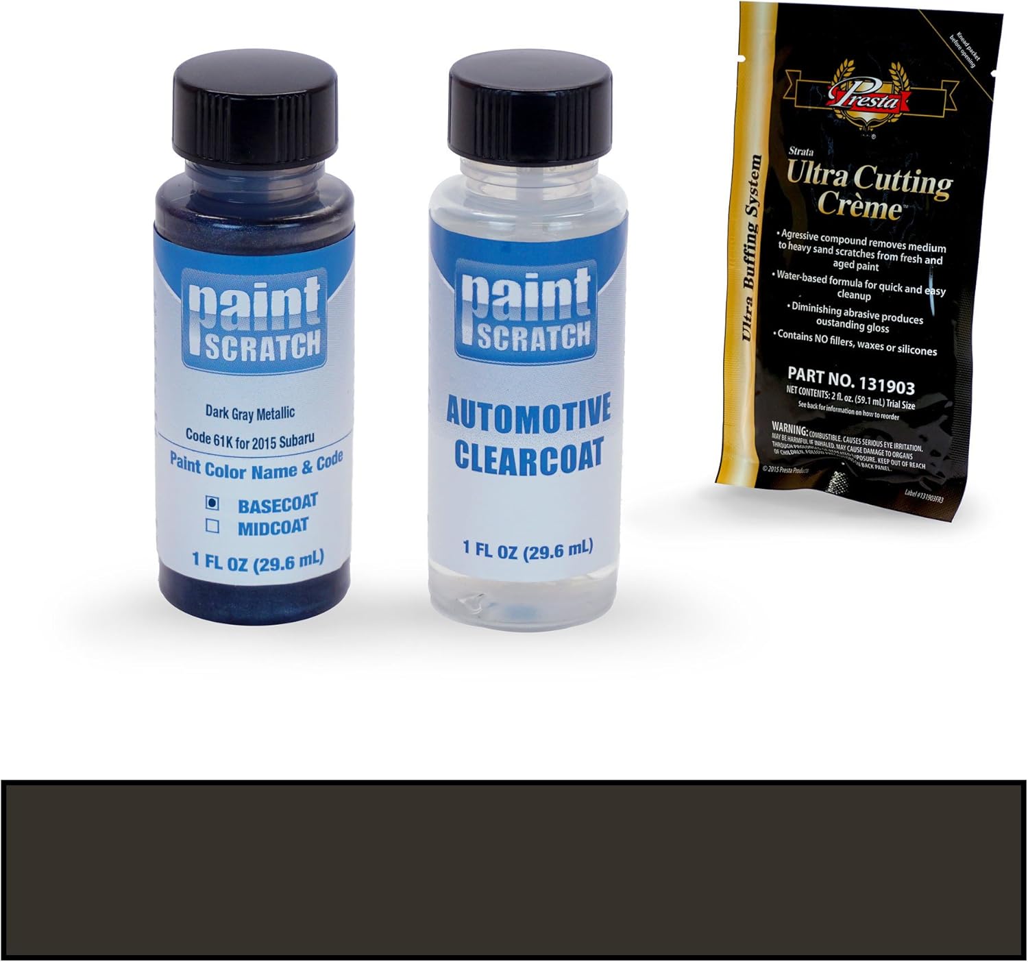 PAINTSCRATCH Dark Gray Metallic 61K for 2015 Subaru