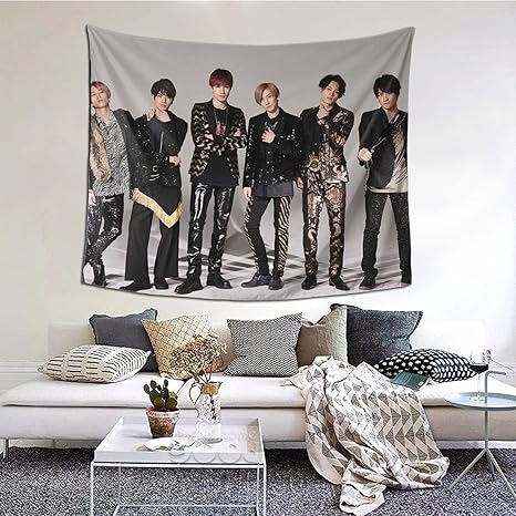 Amazon Co Jp 新品 タペストリー Sixtonesストーンズ たなか じゅり 1 多機能 ブランケッ 壁掛け飾り 家庭装飾 活動装飾 背景布 耐久性が強く 個性ギフト カスタマイズ可能 幅152cm 高さ130cm 並行輸入品 ホーム キッチン