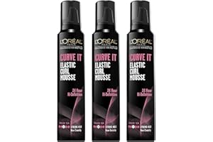 L'OREAL PARIS Loreal Advances Hair Style Curve It Curl Mousse 8.3z (Pack of 3)