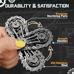 Cool Sprockets Fidget Bike Chain Hand Roller for