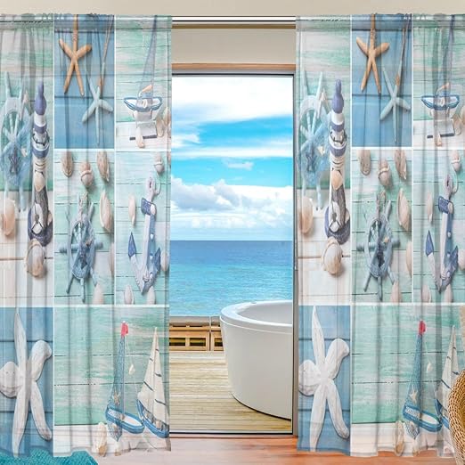 Amazon Com Tropicallife 2 Piece Sea Starfish Seashell Beach Theme