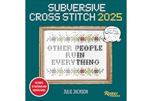 Subversive Cross Stitch 2025 Wall Calendar