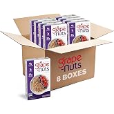 Grape-Nuts Original Cold Breakfast Cereal, 64 oz Box. 8 Pack | Crunchy Pieces With Whole Grain Wheat &amp; Barley, Excellent Source Of Fiber, Iron &amp; Folate, NON-GMO Project Verified