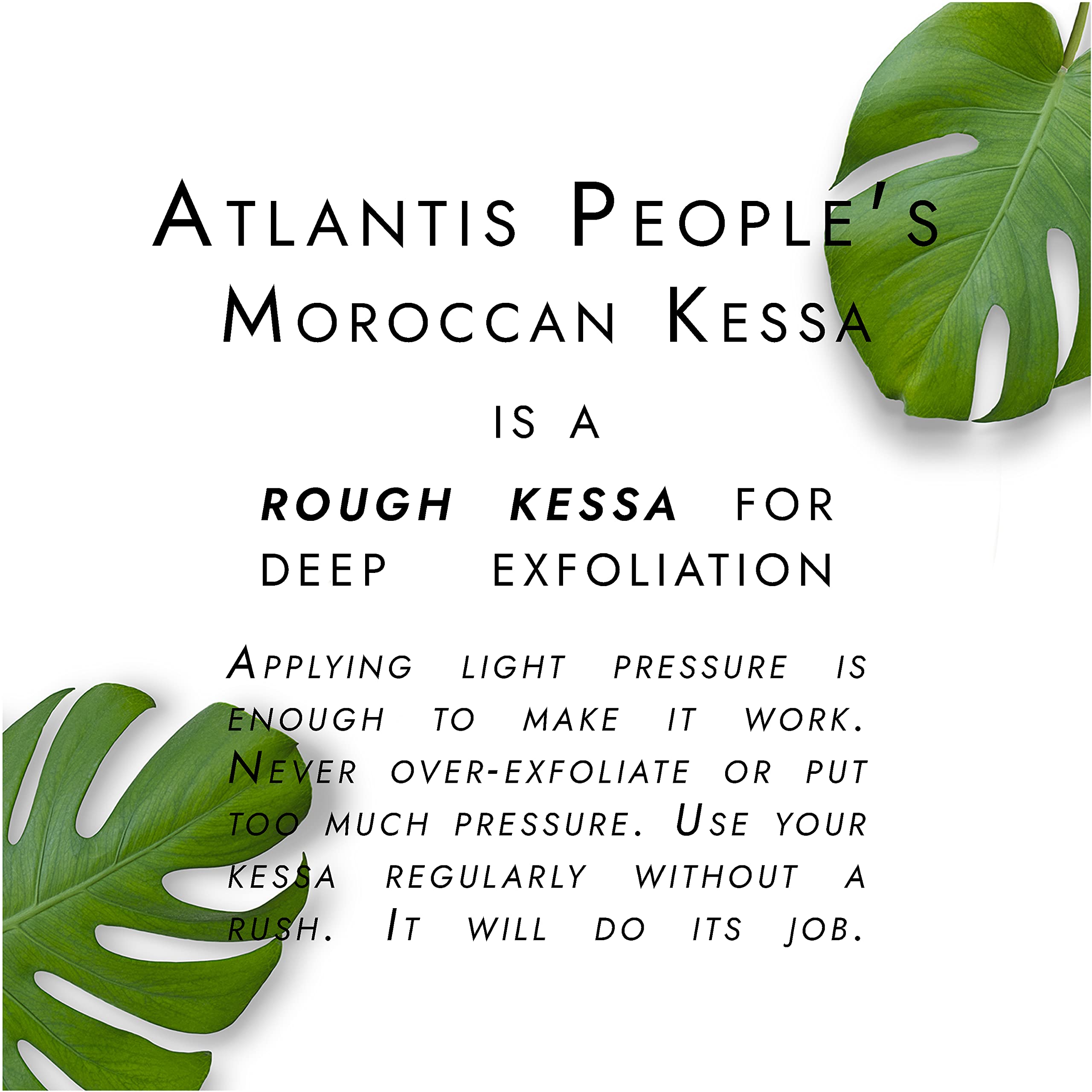 Atlantis People's Moroccan Exfoliating Glove - Body Scrubber & Exfoliating Mitt for Smoother Skin, Exfoliates Dead Skin Cells, Helps Even Skin Tone, Ideal for Self-Tan Removal & Keratosis Pilaris