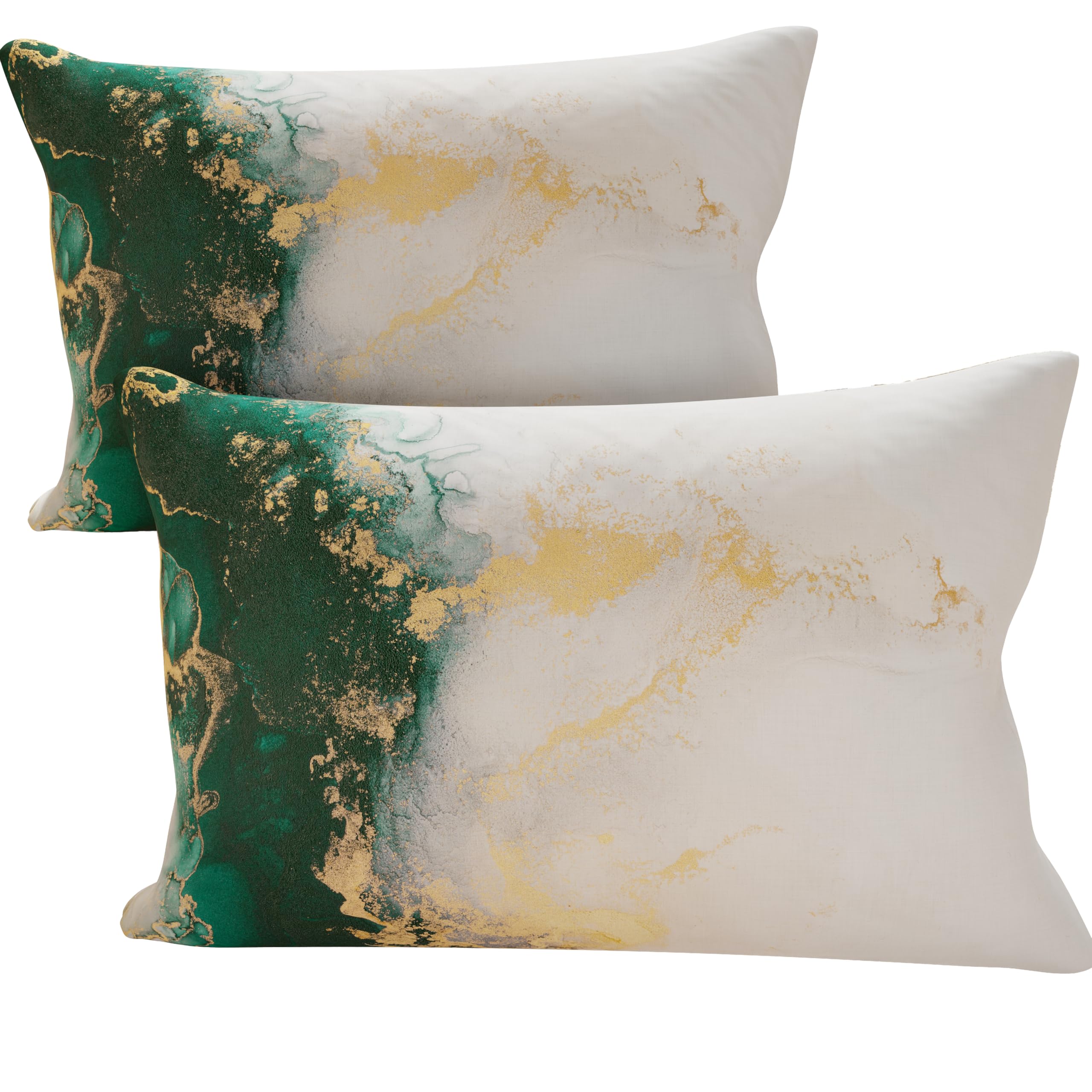 Federe, Federe Cuscini in Stampa Digitale, Ninfea, Luna e Stelle, MS763 2X Federe 52x82 cm — image 1