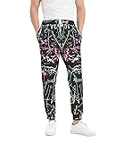 MIAIULIA 80s Retro Neon Men/Women Sweatpants Funny