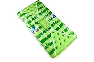 Outer Trails Inflatable Beer Pong Table and Pool Float with WiFi Speaker, 4 Glow Balls, and Detachable Cooler Cover