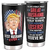 Mocosweeties Gifts for Husband from Wife - Fathers Day Gift for Husband - Wedding Anniversary, Birthday, Christmas Gifts for Him - Romantic Love Gift Ideas for Him from Wife - 20 Oz 2-sided Tumbler