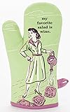 Blue Q My Favorite Salad Oven Mitt Green,4x12.5 inch