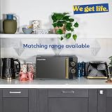 Russell Hobbs RHMM723B 700W Solo Microwave 17L Grooved Design Black view 7
