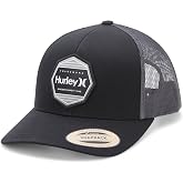 Hurley Mens Hat Beach Break Trucker Water Resistant Baseball Cap | Durable Nylon Ripstop Withstands Sun, Salt and Surf, Adjustable Closure Delivers a Custom Fit for Waves or Streets