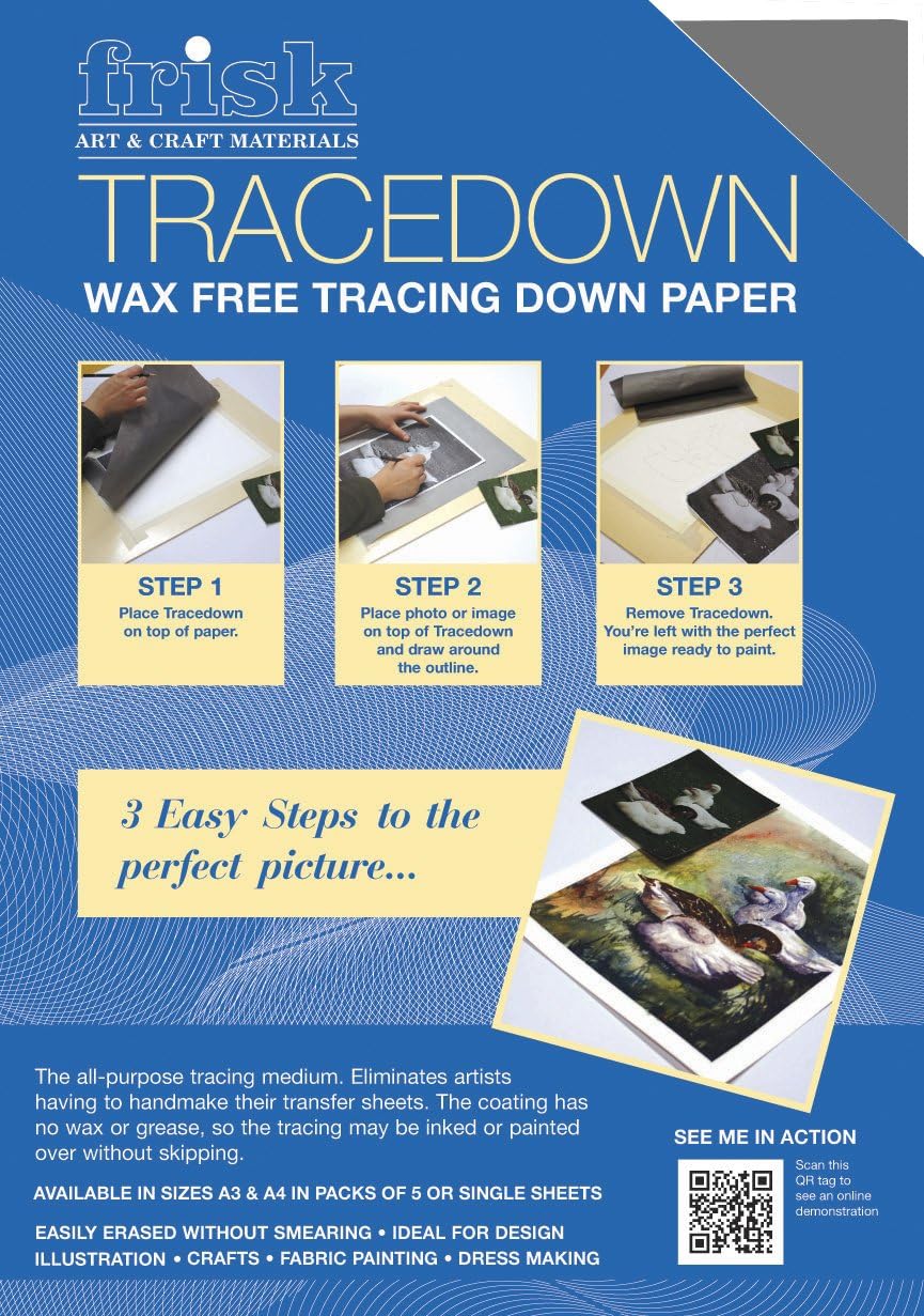 Tracedown A4 Graphite - 1 Sheet (Pack)