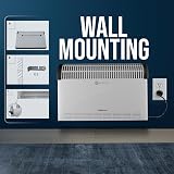 Belaco 2000W Electric Portable Convector Heater 3 Heat Settings White view 7
