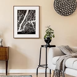 24x30 Oak Wood Picture Frame, 24"x30" Poster Frame