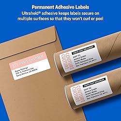 Avery Shipping Address Labels, Laser & Inkjet