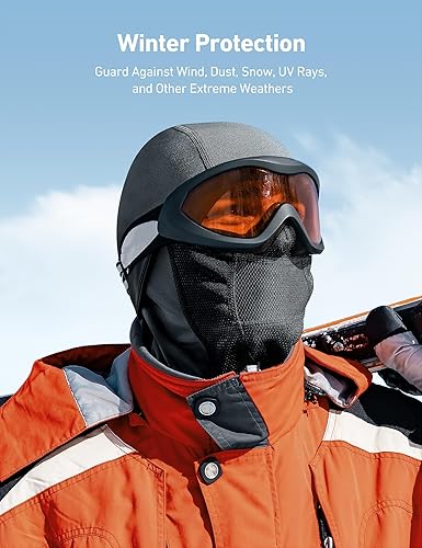 AstroAI Ski Mask Windproof Balaclava for Cold Weather, Winter Face