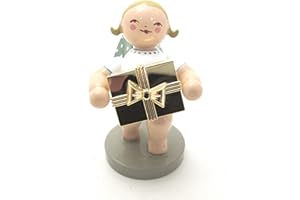 WENDT & KUHN Handpainted Grunhainichen Angel Well Wisher with Gift