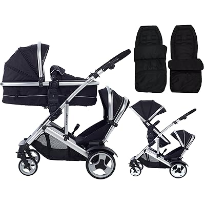 Kids Kargo Duel DS Doble Twin Tandem Pushchair con Dominican