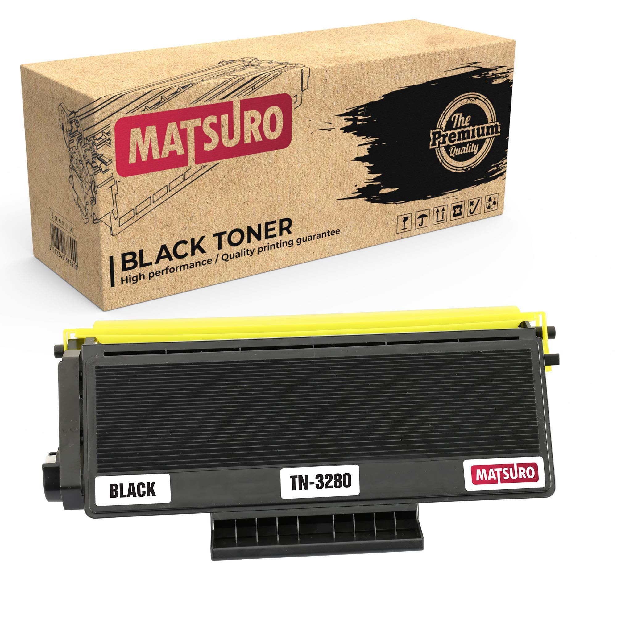 Matsuro Original | Compatible Toner Cartridge Replacement for BROTHER TN-3280 (1 BLACK)