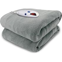 Amazon.com: BIDDEFORD BLANKETS Micro Plush Electric Heated Blanket with  Digital Controller, Throw, Grey : Home u0026 Kitchen