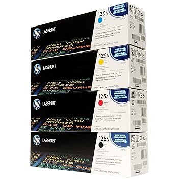 Hewlett Packard - CB540-3A cartridges Full Set Genuine
