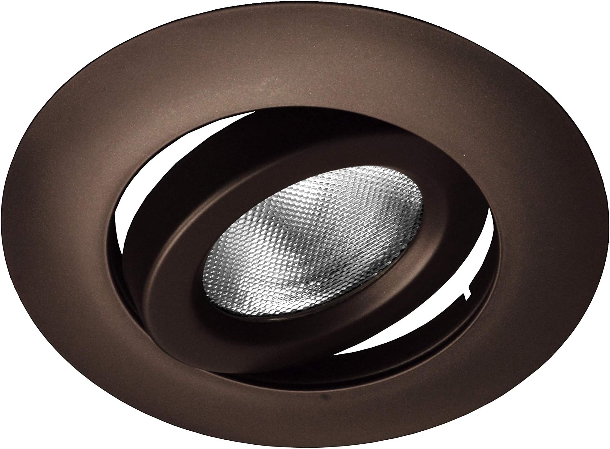 NICOR Lighting 6 inch Oil-Rubbed Bronze Recessed Gimbal Ring Trim, Fits 6 inch Housings (17558OB)