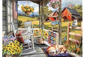 Buffalo Games - Tom Wood - Mr. Grumpy Grey - 500 Piece Jigsaw Puzzle for Adults - Challenging Puzzle Perfect for Game Nights - Finished Size is 21.25 x 15.00