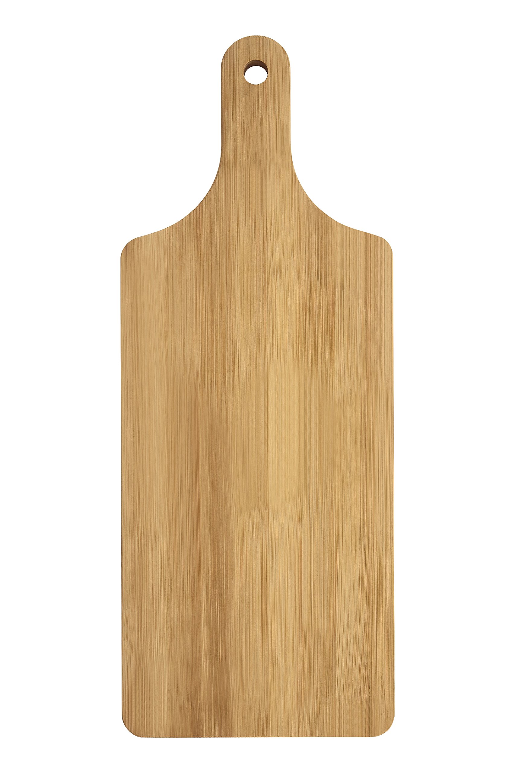 Premier Housewares Paddle Chopping Board, Bamboo, Large, Bamboo, Natural,, 18 x 45 x 2 cm
