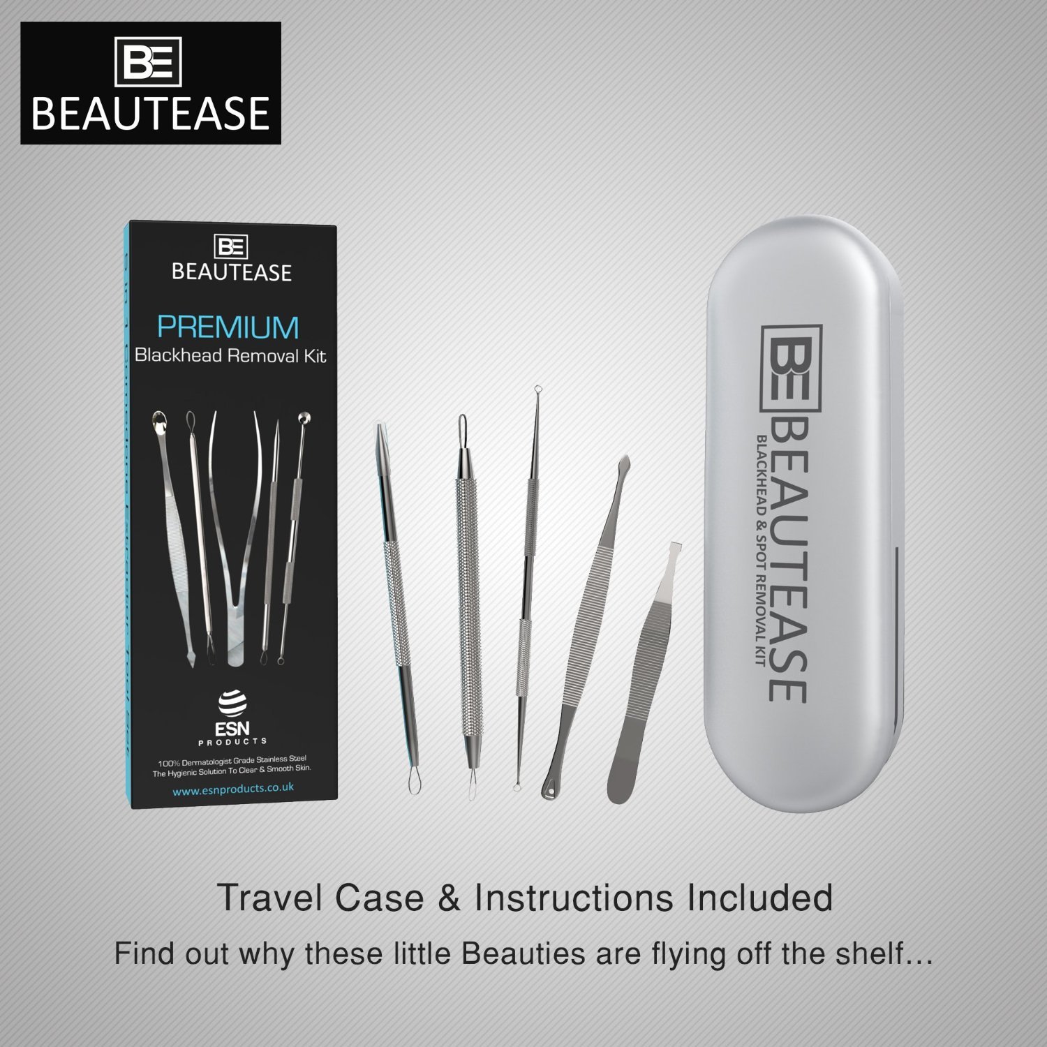 Buy Beautease Premium Blackhead Remover Kit 5 In 1 Comedone