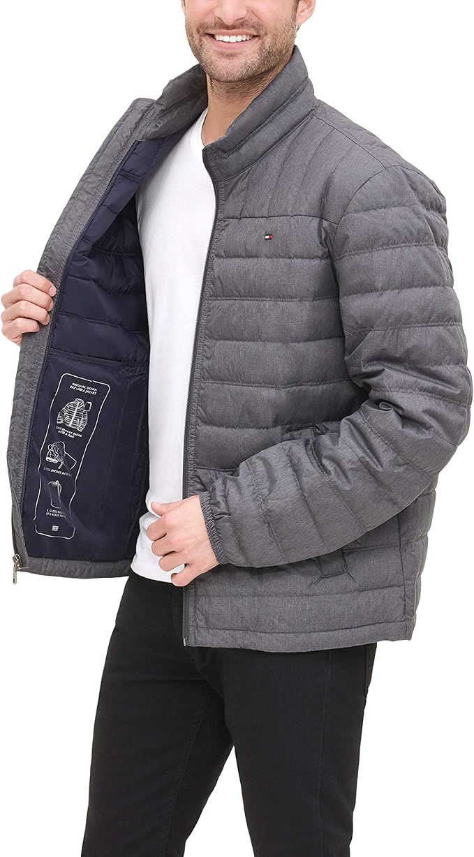 金盒特价 Tommy Hilfiger 汤米希尔费格 轻量可压缩 男士羽绒服 1.7折.43起 海淘转运到手约¥265