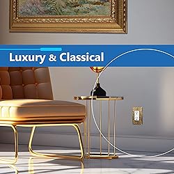 LIDER Decorator Switch or Receptacle Metal Wall
