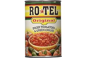 RO-TEL Canned Original, Diced Tomatoes and Green Chilies, 10 Ounce (Pack of 8)