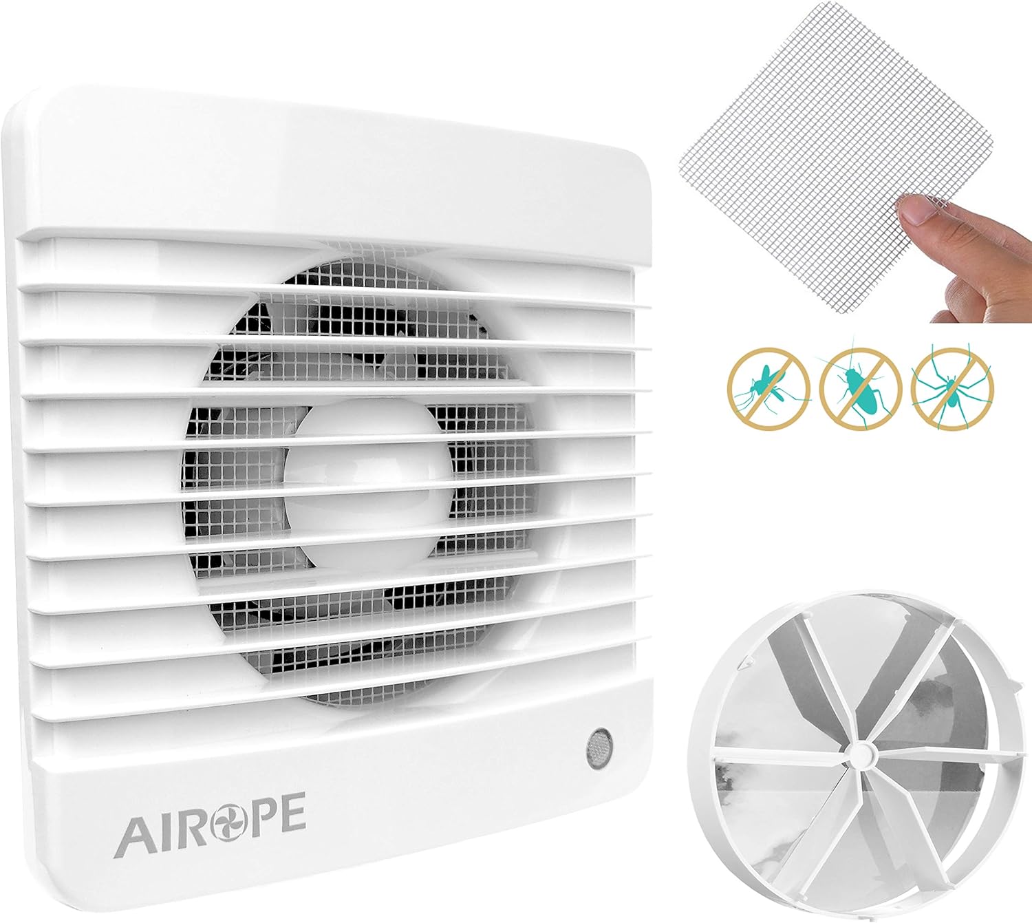 ventilatore a finestra per il bagno