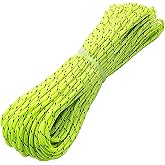 ThreeBulls 1.8mm Fluorescent Reflective Guyline Tent Rope Camping Cord Paracord