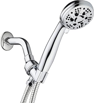 Aquadance High Pressure 6 Setting 3 5 Chrome Face Handheld Shower