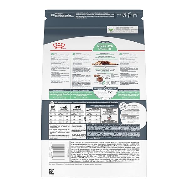 ROYAL CANIN FELINE CARE NUTRITION DIGESTIVE CARE ADULT DRY CAT FOOD, 6 LB BAG