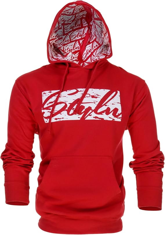 Amazon.com: STYLN Red Hoodie: Clothing