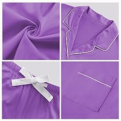 COLORFULLEAF Women's 100% Cotton Long Sleeve Pajama