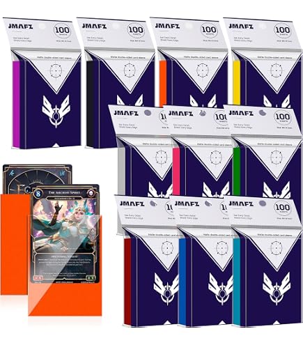 500 (Blue) Trading Card Sleeves - Unicorn - Perfect Fit