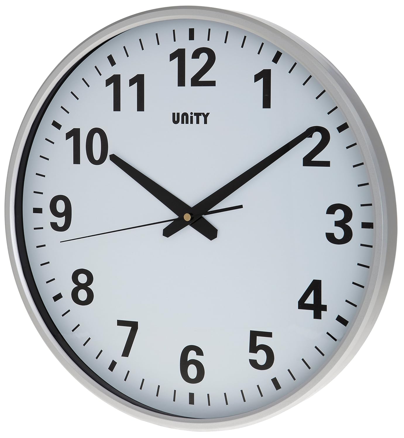 Unity Tejo 38cm Extra Large Clear Dial Ultra Quiet Sweeping Wall Clock
