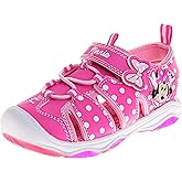 Josmo Disney Minnie Mouse Kids Girls Sandal LED Light Up Strap Sandals For Girl Size Toddler/Little Kid