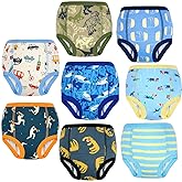 MooMoo Baby Training Underwear for Boys and Girls Absorbent Toddler Training Pants for Girs 2T-7T