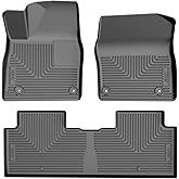 Husky Liners Weatherbeater Floor Mats | Fits 2022-2025 Kia EV6 | Front & 2nd Row, 3-pc Black - 96541