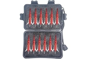 LeeMui Stainless Steel Hunting Archery Broadheads Blades Grain Screw-in Arrow Heads Tips Compatible with Traditional Bows Archery Broad Crossbow Recurve