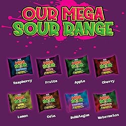 Barnetts - Mega Sour Candy Fruits 104g - Trendy