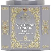 Harney & Sons Victorian London Fog Tea, Black and Oolong Tea with Citrus, Vanilla and Lavender | 30 Sachets, Historic Royal P