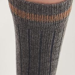 GoWith 2 Pairs Alpaca Wool Socks for Men and